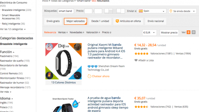 Comprar Pulseras Inteligentes Baratas en AliExpress